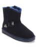 NICEBAY Leren winterboots "Wissal" donkerblauw