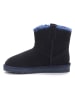 NICEBAY Leren winterboots "Wissal" donkerblauw