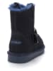 NICEBAY Leren winterboots "Wissal" donkerblauw