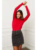 Soft Cashmere Rollkragenpullover in Rot