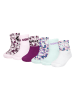 Converse Skarpety antypoślizgowe (6 par) w kolorze jasnoróżowo-fioletowym