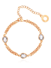 Park Avenue Rosévergulde armband met Swarovski-kristallen