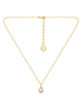 Park Avenue Vergold. Halskette mit Swarovski Kristall - (L)40 cm
