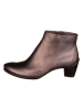 Ecco Leder-Ankle-Boots in Bronze