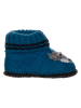 kitz-pichler Hüttenschuhe "Wolf" in Blau