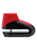ABUS Zamek hamulcowy "Scooter- und Rollerschloss 303" w kolorze czerwono-czarnym