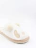Confly Pantoffels beige/wit