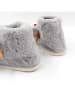 Confly Pantoffels lichtgrijs/crème