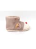 Confly Pantoffels lichtbruin/crème