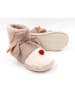 Confly Pantoffels lichtbruin/crème