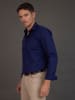 SIR RAYMOND TAILOR Blouse "Moss" donkerblauw