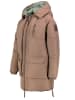 Sublevel Wintermantel in Camel