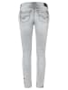 Timezone Spijkerbroek "Sanya" - skinny fit - lichtgrijs