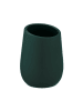 Wenko Kubek łazienkowy "Badi" w kolorze ciemnozielonym - wys. 11 cm x Ø 8 cm
