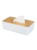 Wenko Kosmetiktuchbox "Rotello" in Weiß - (B)24 x (H)10 x (T)10 cm