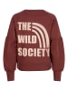 INDIAN BLUE JEANS Sweatshirt "Wild society" lichtbruin