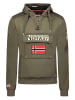 Geographical Norway Hoodie "Gymclass" in Khaki