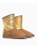 Blackfield Winterboots "Clane" lichtbruin/goudkleurig