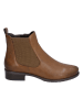 Gerry Weber Leren chelseaboots "Carla" cognackleurig