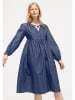 Hessnatur Sukienka w kolorze niebieskim