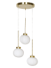 Deco Lorrie Hanglamp "Flot" goudkleurig - (H)120 x Ø 18 cm