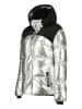 Geographical Norway Kurtka zimowa "Bilkiss" w kolorze srebrnym