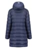 Geographical Norway Doorgestikte mantel "Babette" donkerblauw
