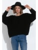 fobya Sweter w kolorze czarnym