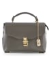 Anna Morellini Leder-Henkeltasche in Dunkelgrau - (B)25 x (H)20 x (T)5 cm