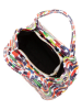 Mia Tomazzi Leder-Henkeltasche "Fezzan" in Bunt - (B)28 x (H)20 x (T)12 cm
