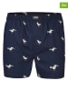 Happy Shorts 2-delige set: boxershorts donkerblauw/wit