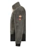 Canadian Peak Fleecejacke "Ulisteak" in Grau/ Schwarz