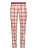 Skiny Pyjamabroek rood/beige