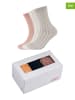 s.Oliver 3-delige set: sokken roze/wit/beige