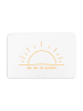 Artsy Badvorleger "You are my sunshine" in Weiß - (L)60 x (B)39 cm