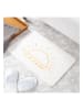 Artsy Badvorleger "You are my sunshine" in Weiß - (L)60 x (B)39 cm