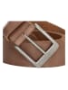 HIDE & STITCHES Leren riem lichtbruin
