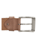 HIDE & STITCHES Leren riem lichtbruin