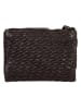 HIDE & STITCHES Leren portemonnee donkerbruin - (B)14 x (H)10 x (D)3,5 cm