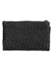HIDE & STITCHES Leren portemonnee zwart - (B)16 x (H)10 x (D)3,5 cm