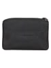 HIDE & STITCHES Leren sleuteletui zwart - (B)11 x (H)8 x (D)0,5 cm