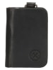 HIDE & STITCHES Leder-Schlüsseletui in Schwarz - (B)7,5 x (H)10 x (T)2 cm