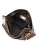 Anna Morellini Leder-Schultertasche "Greta" in Gold - (B)34 x (H)38 x (T)17 cm