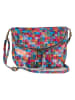 Mia Tomazzi Leder-Umhängetasche "Famagosta" in Bunt - (B)24 x (H)18 x (T)4 cm