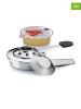 Kela 2-częściowy zestaw- palnik, pasta do fondue - (D)10,5 cm