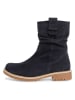 Tamaris Leren boots donkerblauw