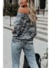 Milan Kiss Longsleeve grijs/meerkleurig