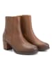 mysa Leder-Stiefeletten "Pentas" in Hellbraun