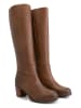 mysa Leder-Stiefel "Petunia" in Braun