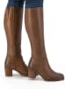 mysa Leder-Stiefel "Petunia" in Braun